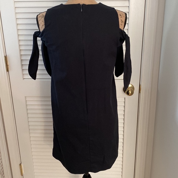 J.O.A. Perfect Little Black Dress for summer. Peek a boo sleeve. Small - Picture 5 of 8